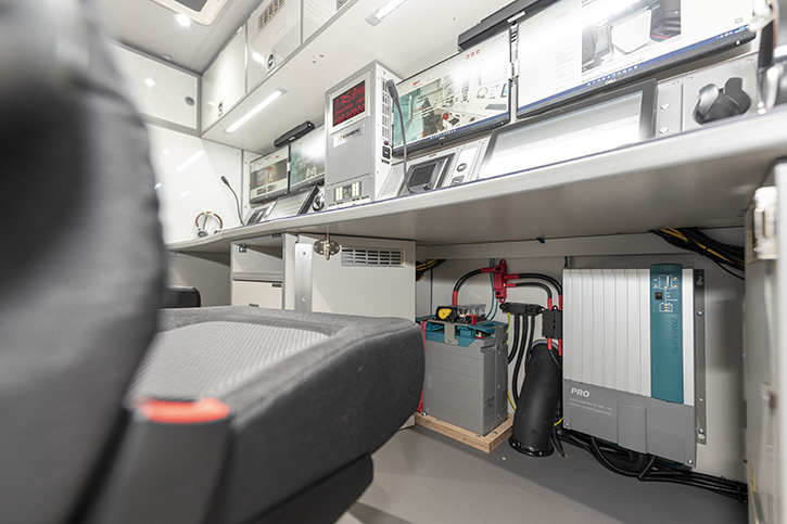 CAN-Bus gesteuerte Stromversorgung mit Lithium-Ionen Zusatzbatterie 