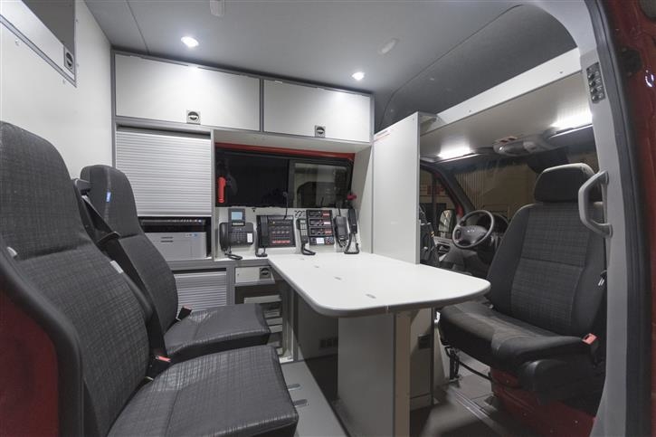 Interior of the radio / conference area 