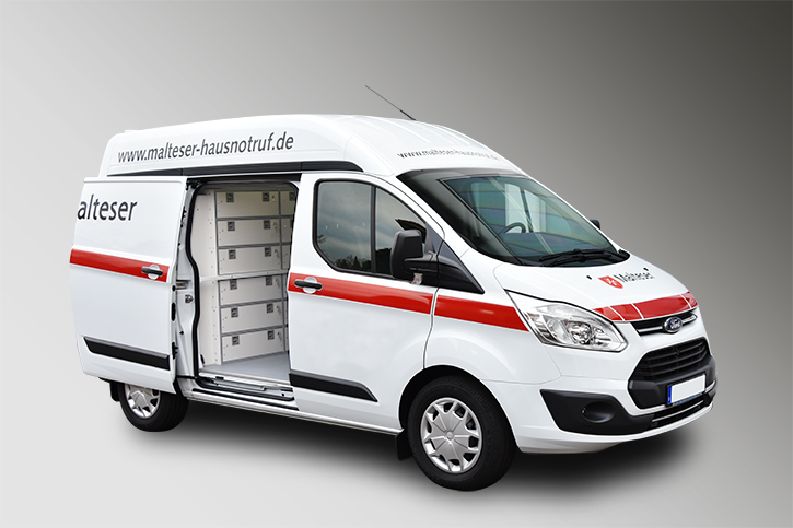 Der Ford Transit Custom als Hausnotruf-Fahrzeug 