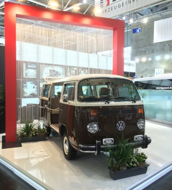 Der Volkswagen T2 im Messeeinsatz 