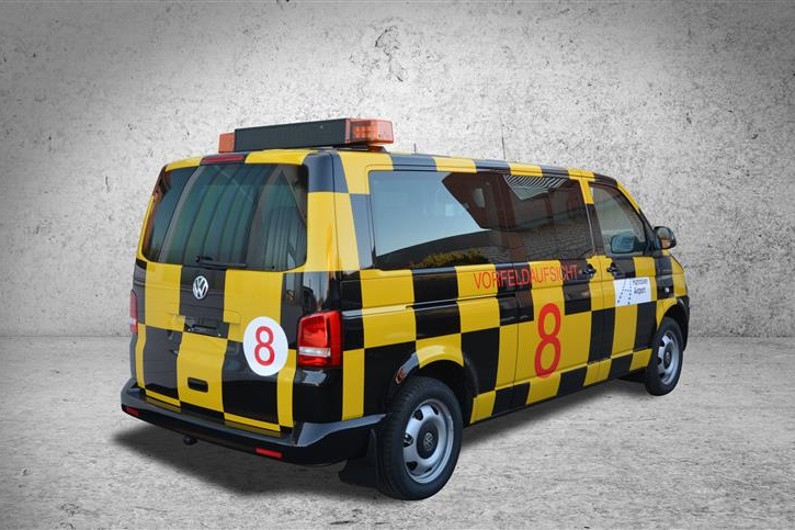 Follow-Me Fahrzeug mit UBB