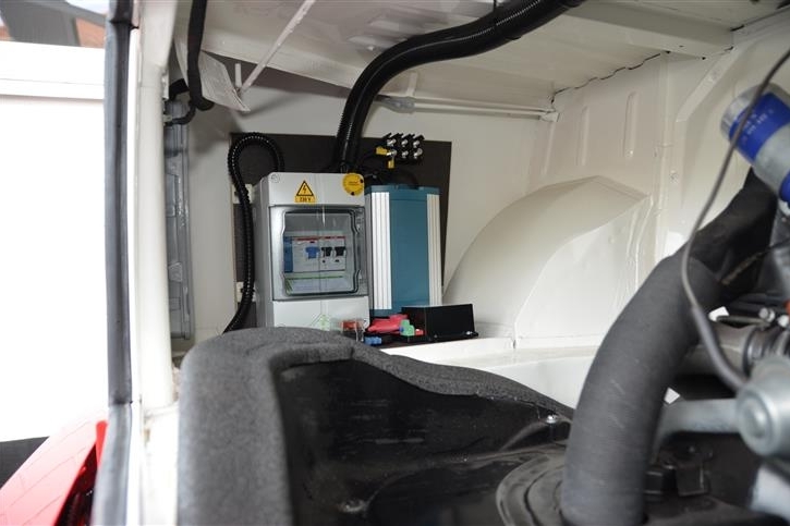 Hidden installed power supply according to the latest regulations 