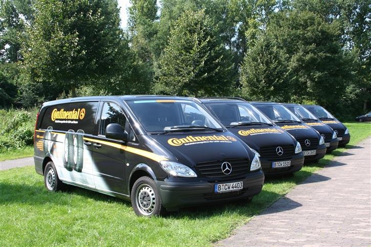 Mercedes-Benz Vito presentation vehicle from Continental Commercial Vehicle Tires 