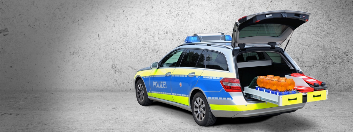 Polizeifahrzeuge