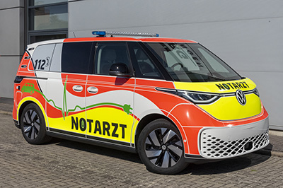 Notarzt-Einsatzfahrzeug NEF Volkswagen ID. Buzz