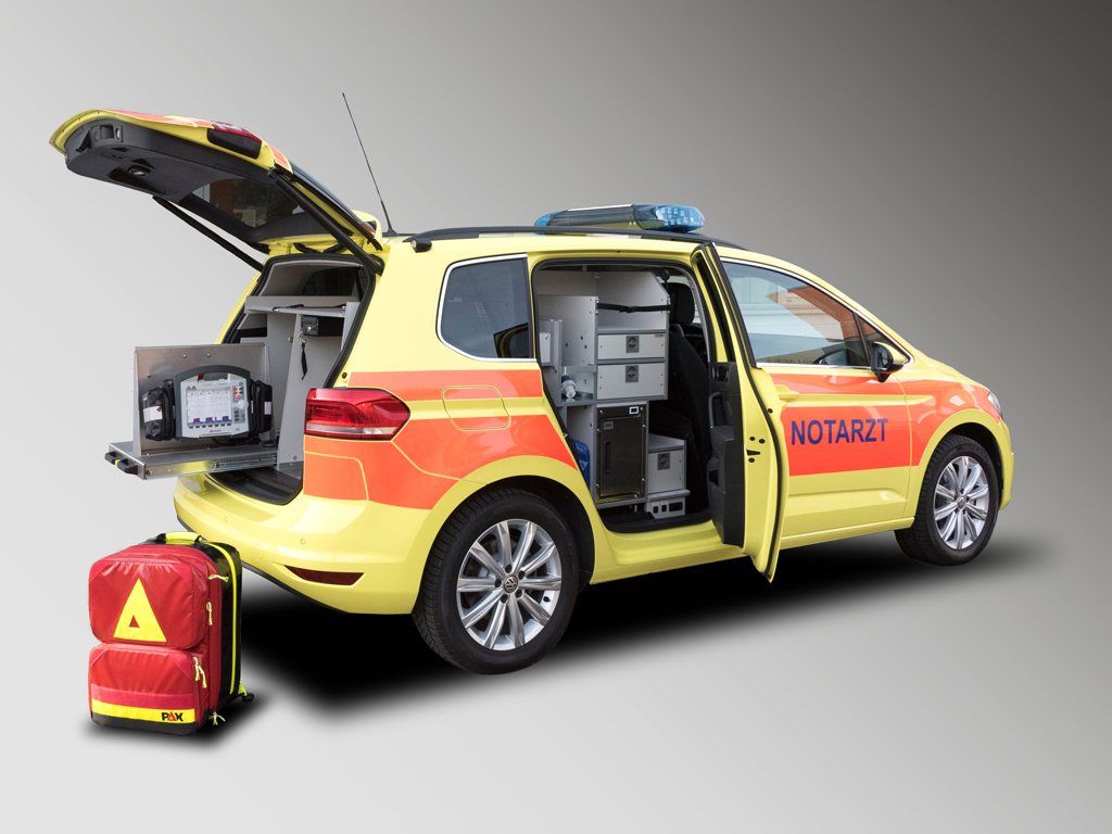 Notarzt-Einsatzfahrzeug NEF Volkswagen Touran