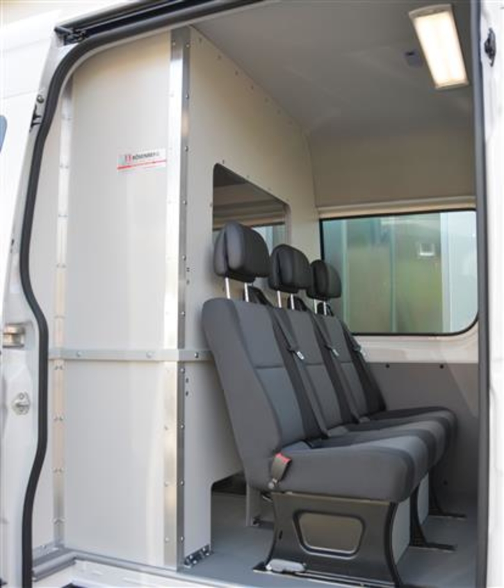 Partition wall TW-CRA-1 with acrylic glass windows 