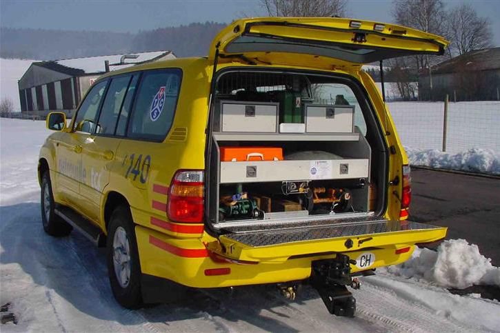 Toyota Landcruiser des TCS (Touring Club Schweiz) 