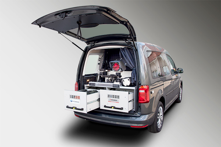 Volkswagen Caddy Trendline: Verkehrsüberwachungsfahrzeug 