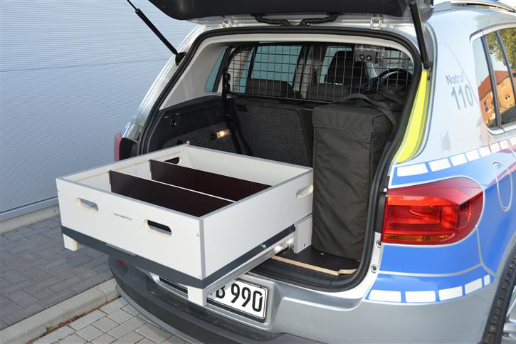 Volkswagen Tiguan, Streifenfahrzeug Polizei Hessen 