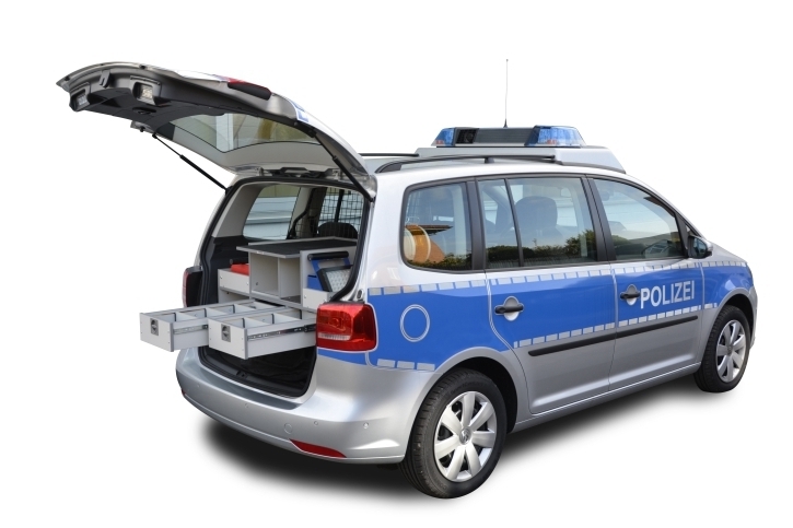 Volkswagen Touran I, Streifenfahrzeug Polizei NRW 